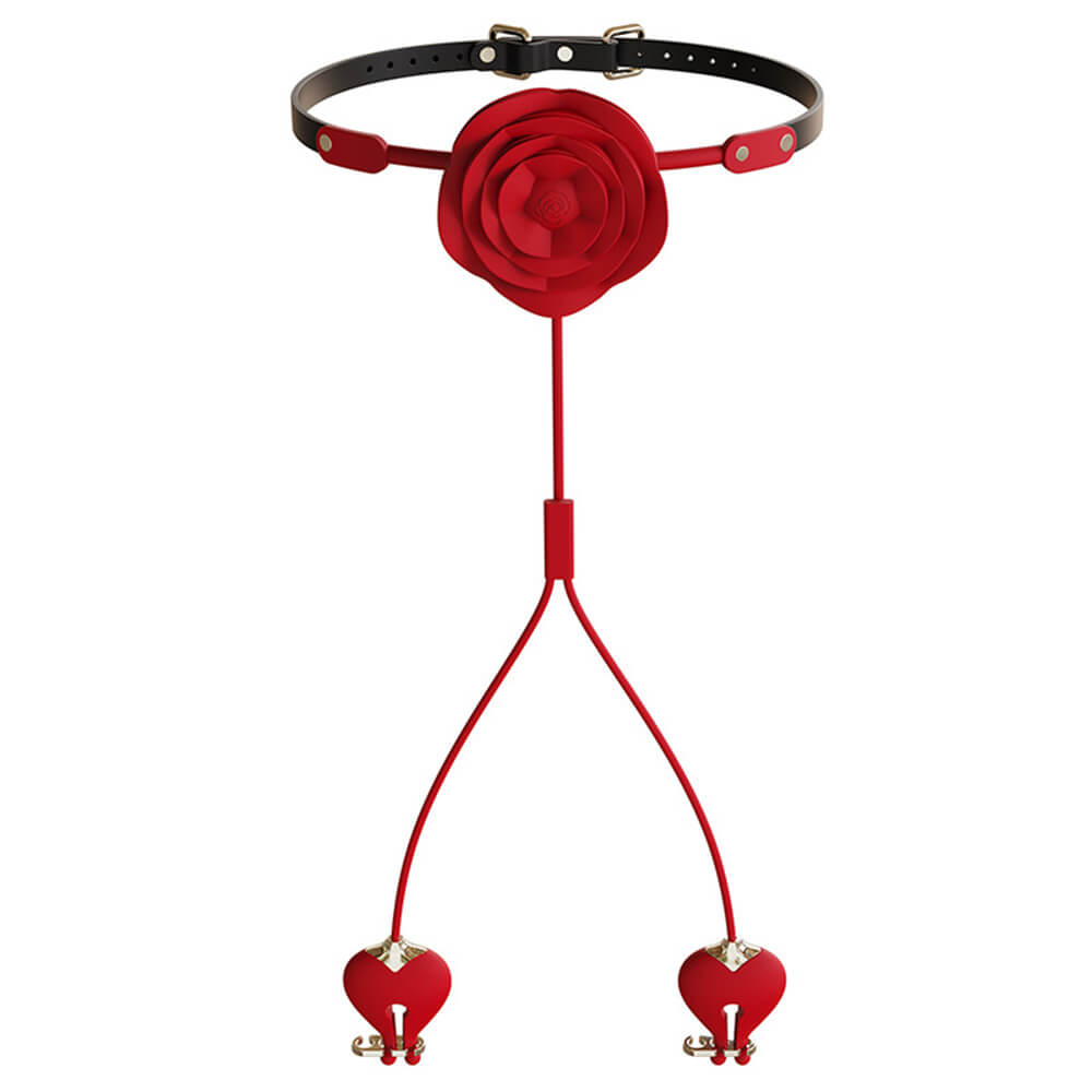 rose-vibrating-nipple-clamps-ball-gag-set-1