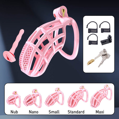 sentinel-cock-cage-with-5-sizes-colors-pink