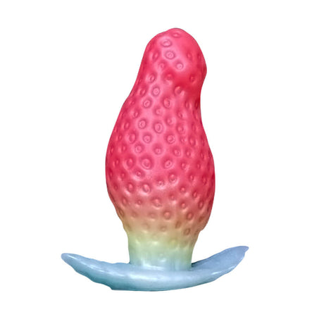 strawberry-pink-anal-plug-cute-silicone-butt-plug-1