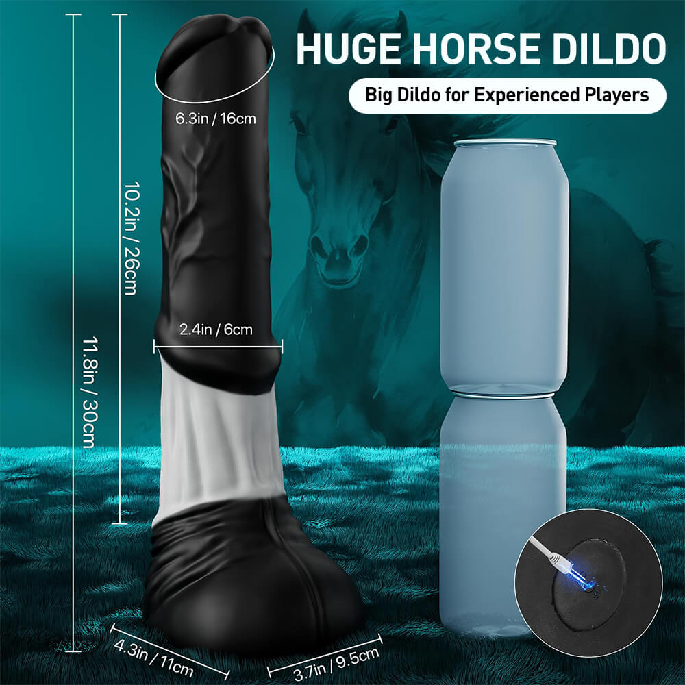 thundr-11-inch-horse-dildo-thrusting-vibrating-fantasy-dildo-9