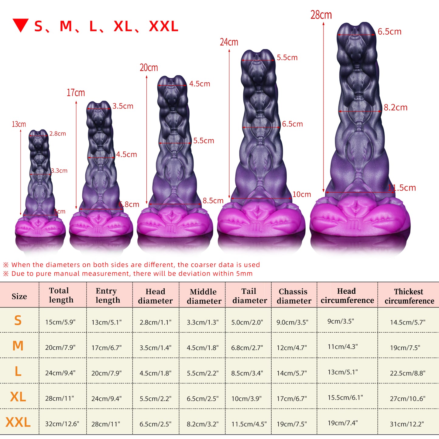 Nothosaur Scorpio - Fantasy Dildo - 12.6 Inch Zodiac Dildo - Scorpion Dildo