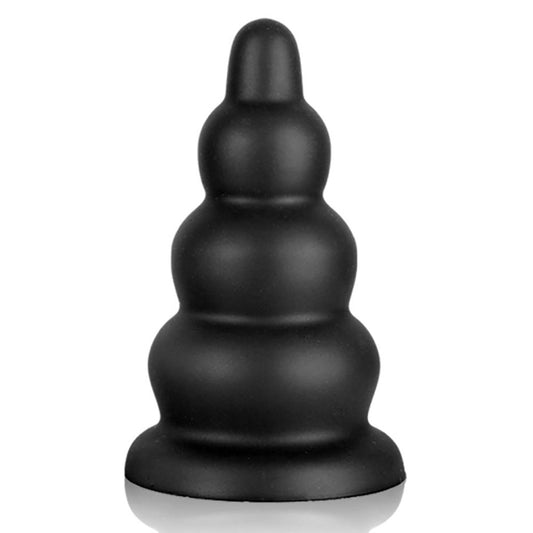 Tower - Ribbed Butt Plug - Thick Butt Plug - Anal Sex Toy