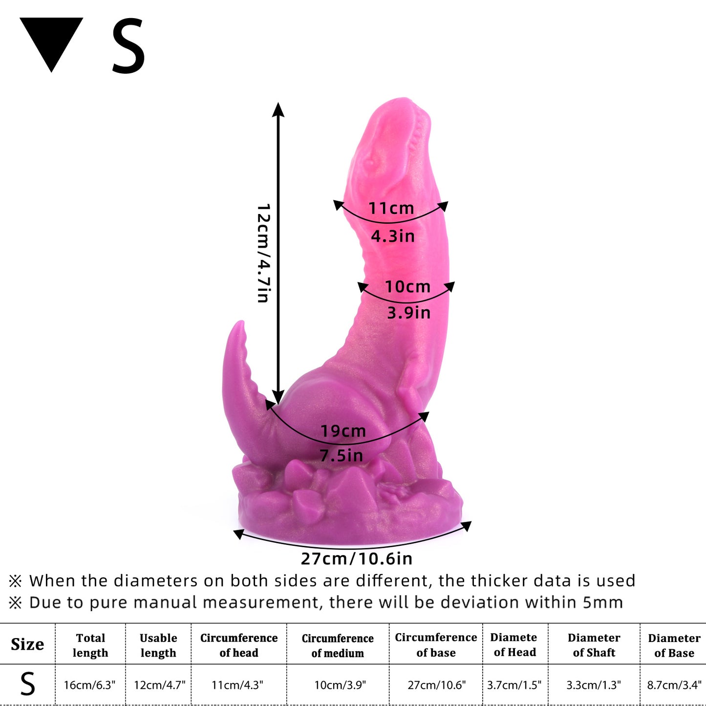 Nothosaur VELOX - Fantasiedildo - Tierdildo - Drachendildo