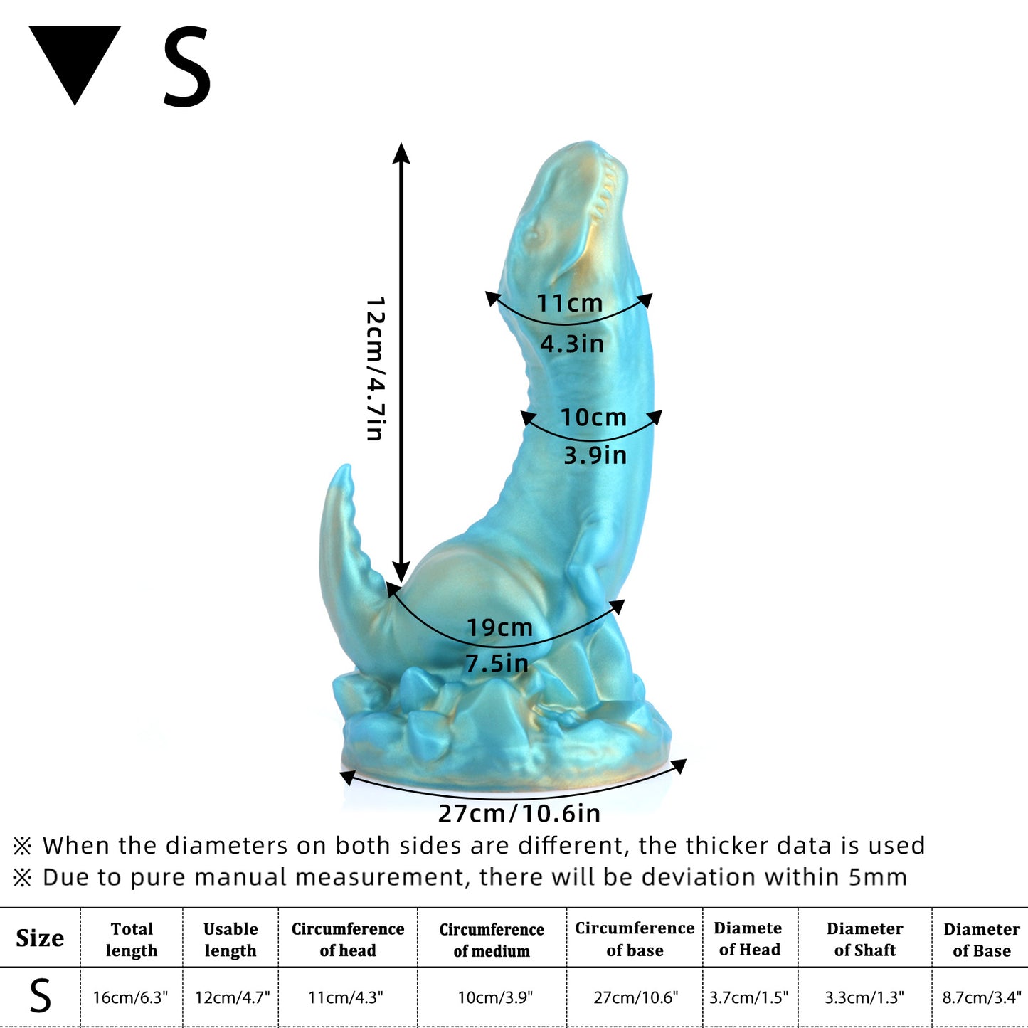 Nothosaur VELOX - Fantasiedildo - Tierdildo - Drachendildo