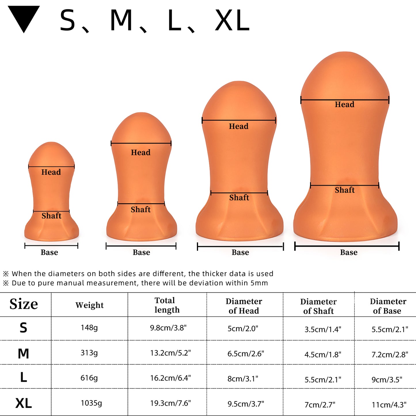 Dagger - Silicone Butt Plug - Huge Butt Plug - Anal Trainer