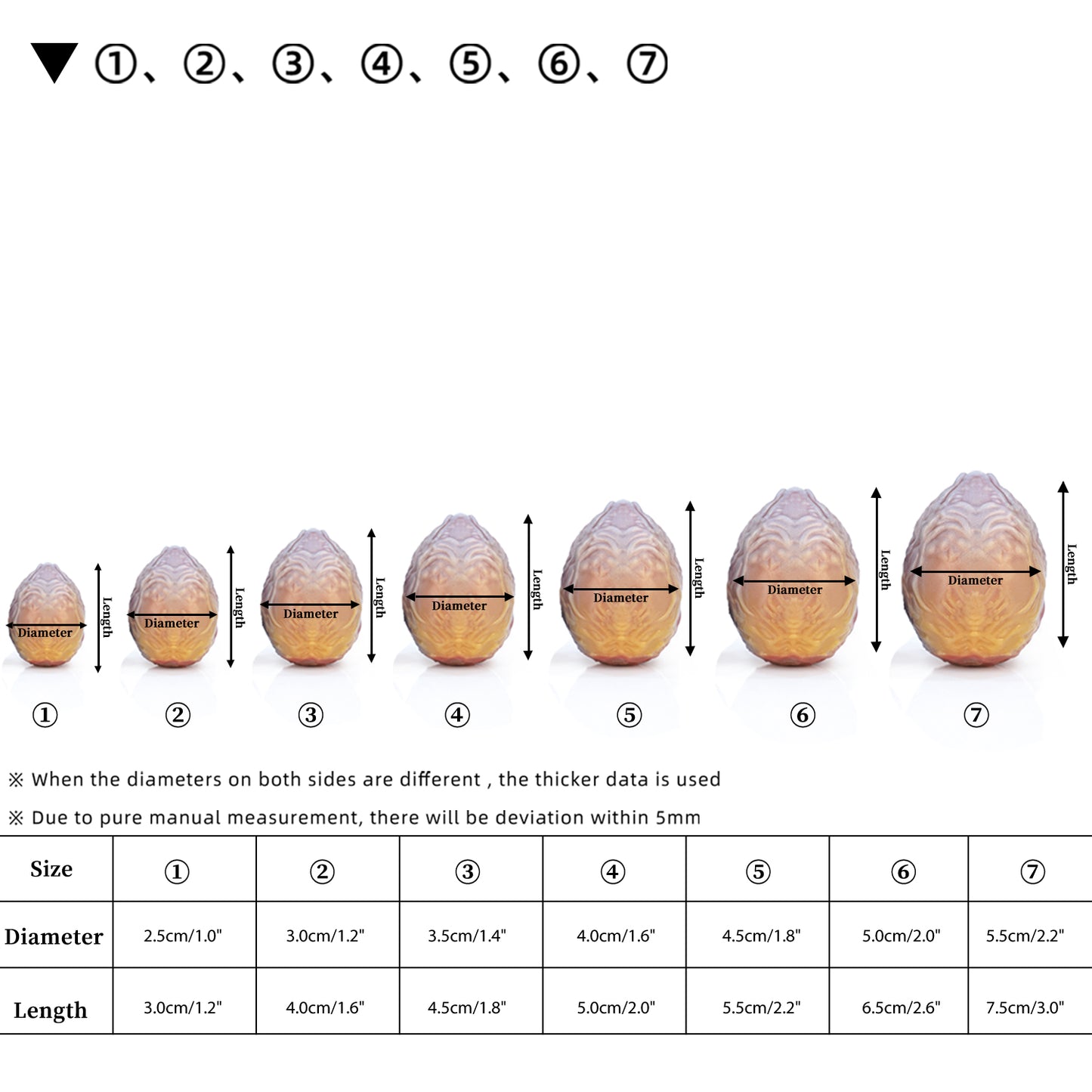 Nothosaur OGG - Gode ovipositeur Oviforme formé œuf - Monster Kegel Egg 