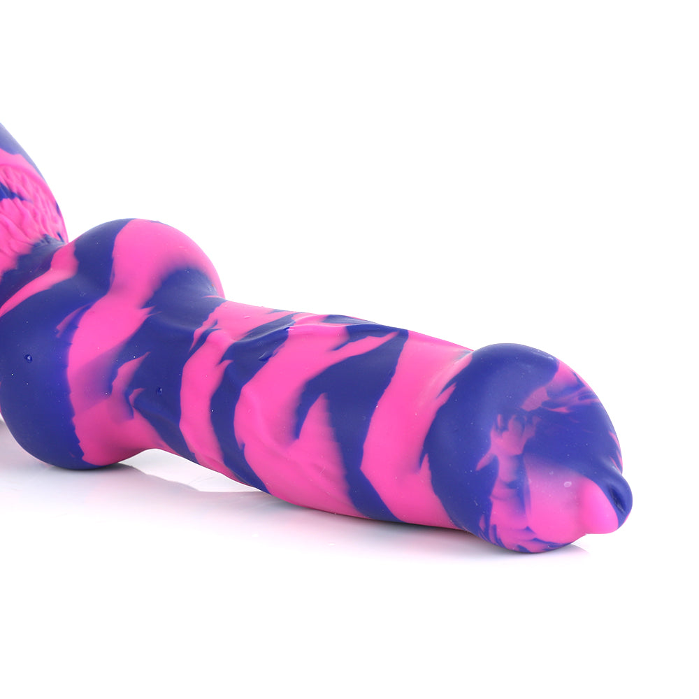 Nothosaur NICOS Horse Knot Dildo Zebra Fantasy Dildo-top