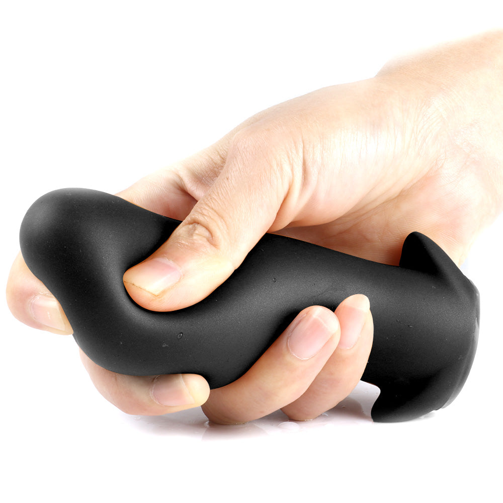 Black Butt Plug - Soft Silicone Inserted Anal Toy - Anal Trainers in Different Sizes