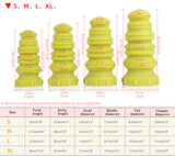 Macaron - Silicone Anal Plug - Anal Dildo - Ribbed Butt Plug