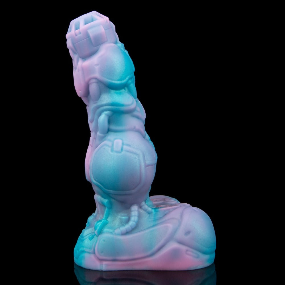 Nothosaur ROCCO - Fantasy Dildo - Dog Knot Dildo-blue&pink left