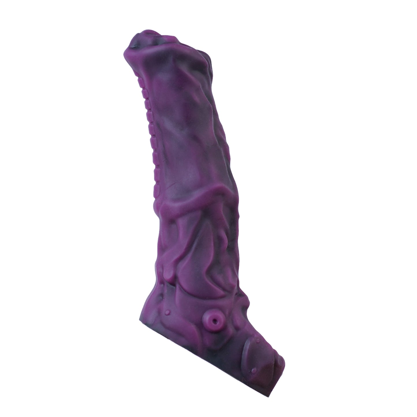 Nothosaur IRONN 025 - 4-5 Inch Penis Extension Sleeve - Horse Cock Sleeve - Silicone Sleeve with Ring