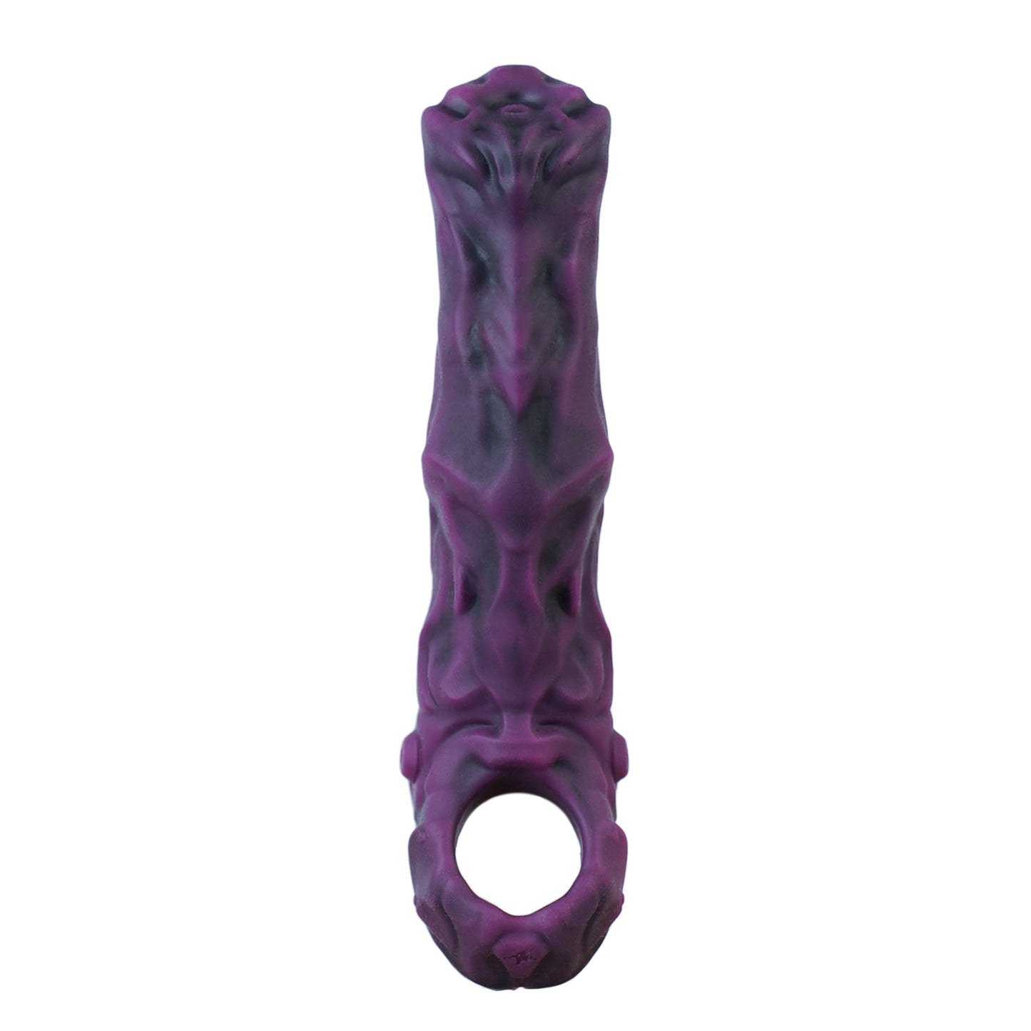 Nothosaur IRONN 025 - 4-5 Inch Penis Extension Sleeve - Horse Cock Sleeve - Silicone Sleeve with Ring