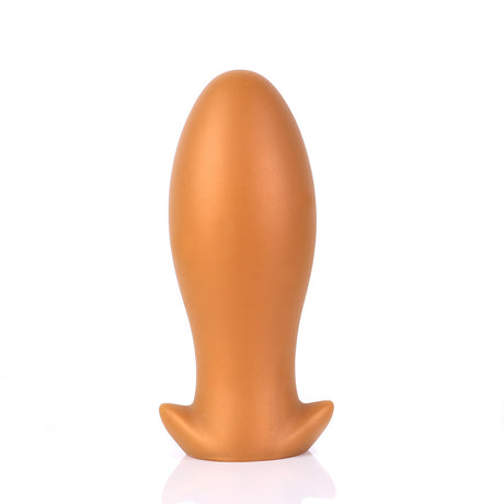 Golden-Butt-Plug-Silicone-Anal-Toy-Anal-Trainer-1