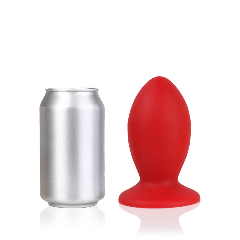 Gape Keeper - Red Silicone Butt Plug - 4 Sizes Anal Trainers - Anal Sex Toy