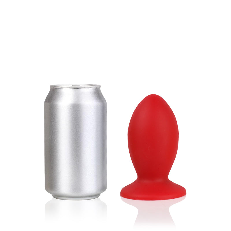 Gape Keeper - Red Silicone Butt Plug - 4 Sizes Anal Trainers - Anal Sex Toy