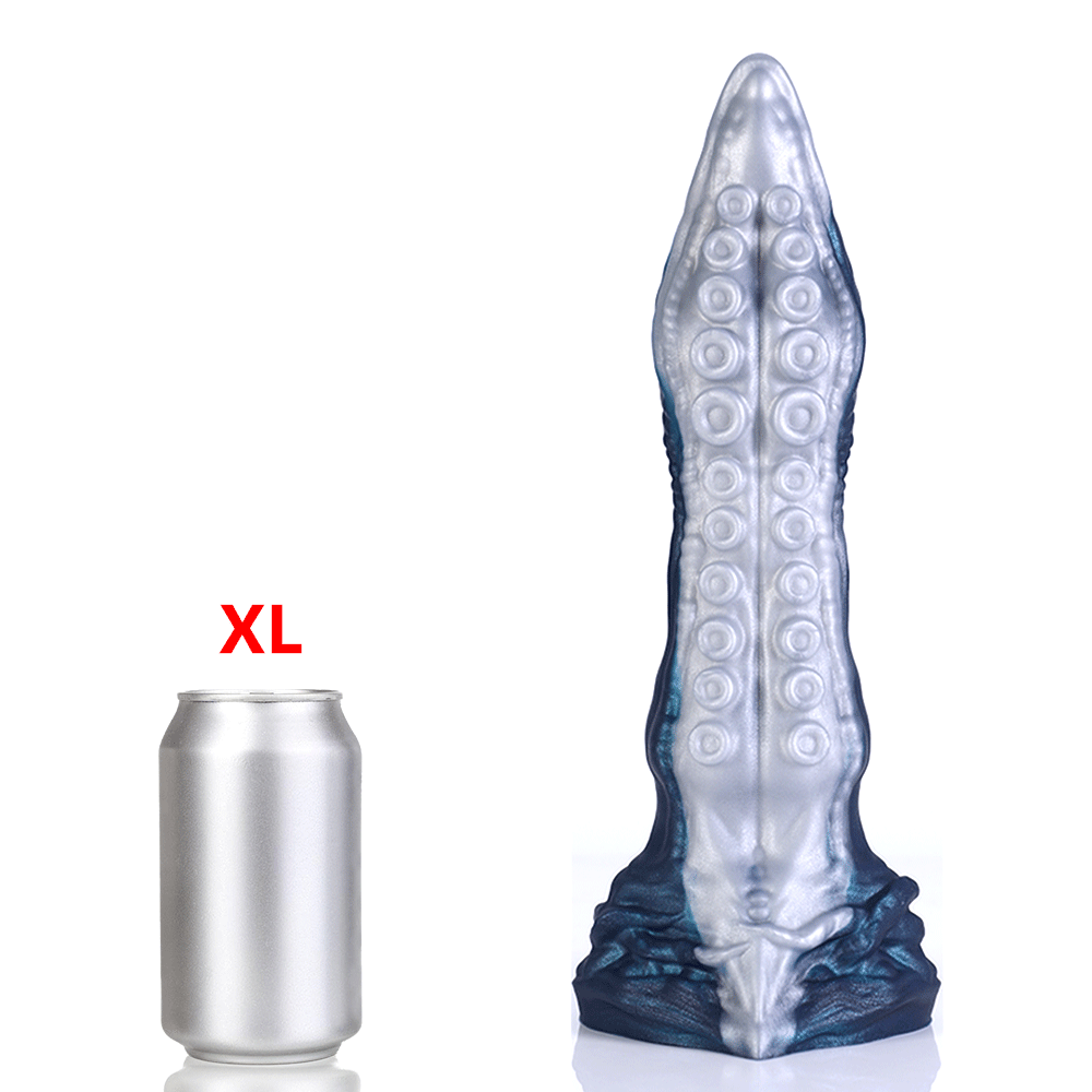 Nothosaur Abyss - Monster Dildo - Fantasy Tentacle Dildo - Monster Tongue Dildo-size xl