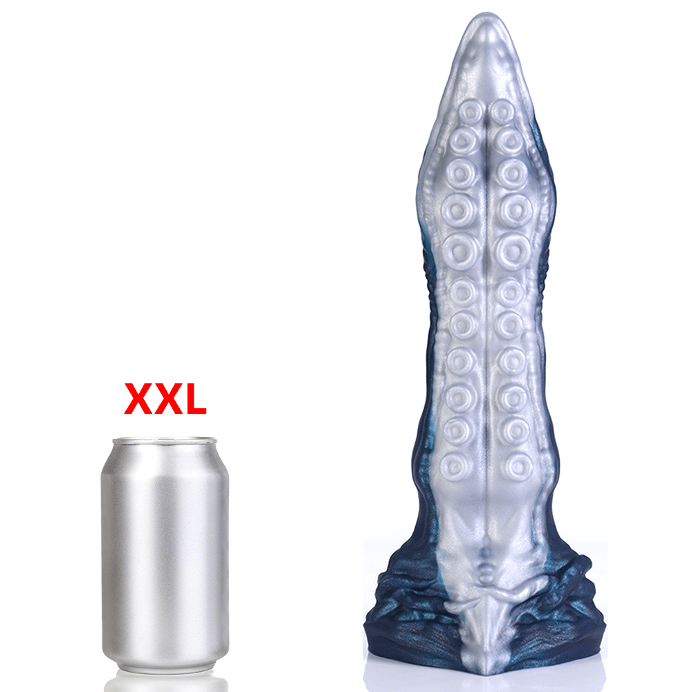 Nothosaur Abyss - Monster Dildo - Fantasy Tentacle Dildo - Monster Tongue Dildo-size xxl