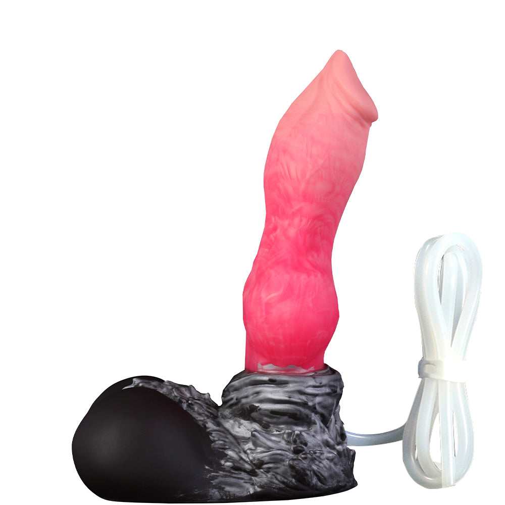 Nothosaur GRAEMEN - Monster Dildo - Wolf Knot Dildo - Ejaculation Dildo-blood moon red