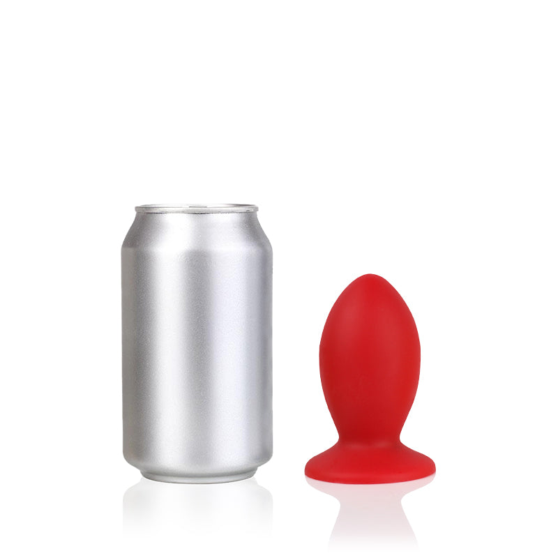 Gape Keeper - Red Silicone Butt Plug - 4 Sizes Anal Trainers - Anal Sex Toy