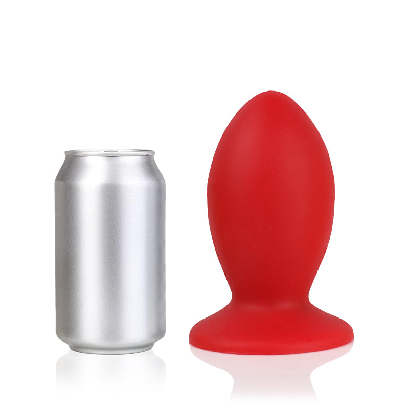 Gape Keeper - Red Silicone Butt Plug - 4 Sizes Anal Trainers - Anal Sex Toy