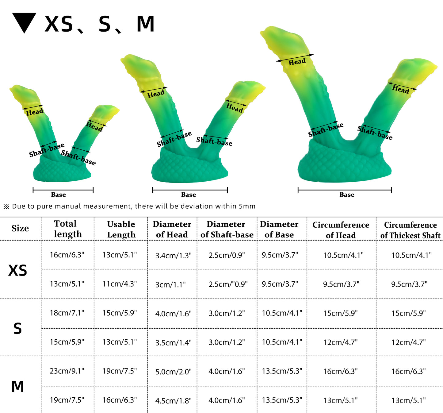 Nothosaur TWINS | Double Ended Dildo - Double Dildo - Fantasy Dragon Dildo